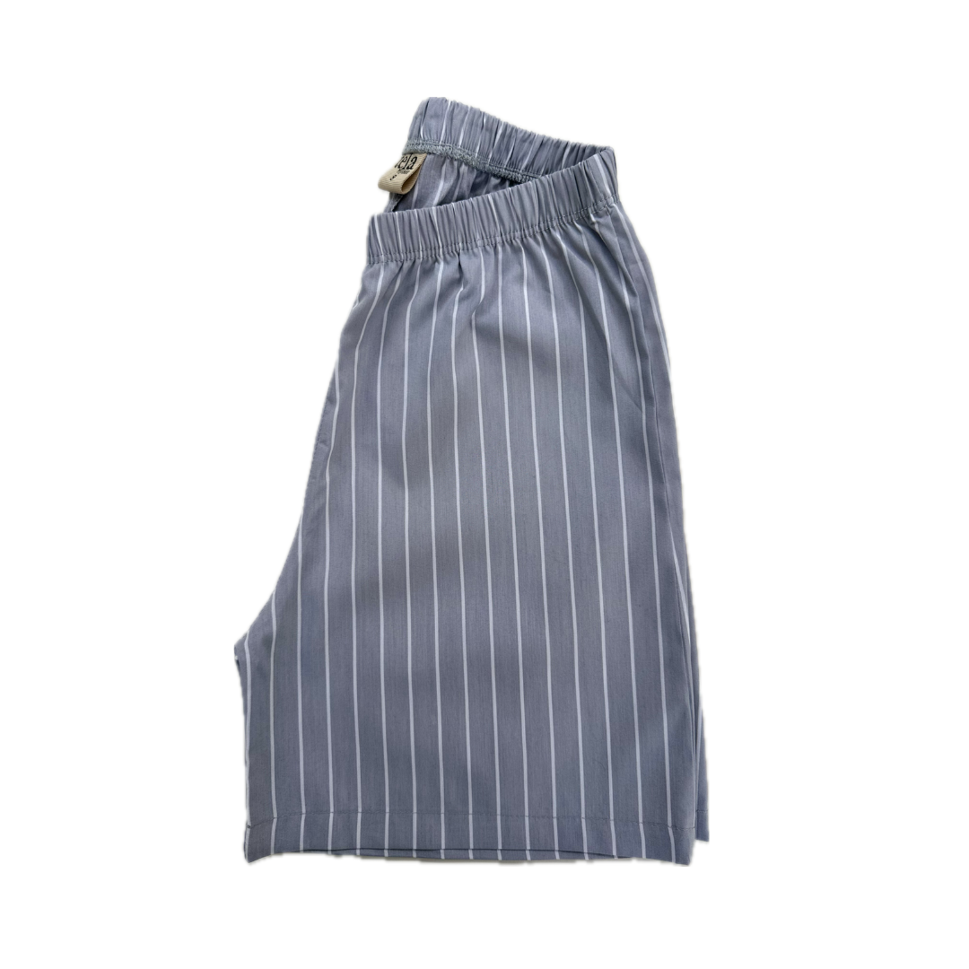 Pijama Corto Niño Grey Stripe