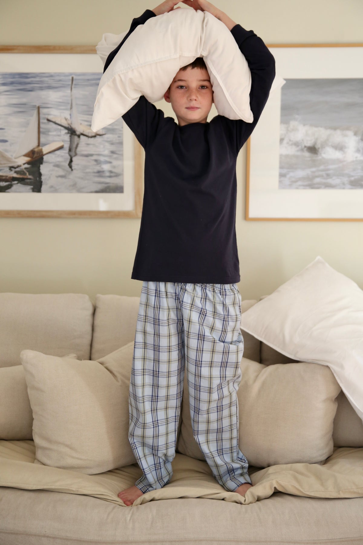 Pijama Largo Niño Polo