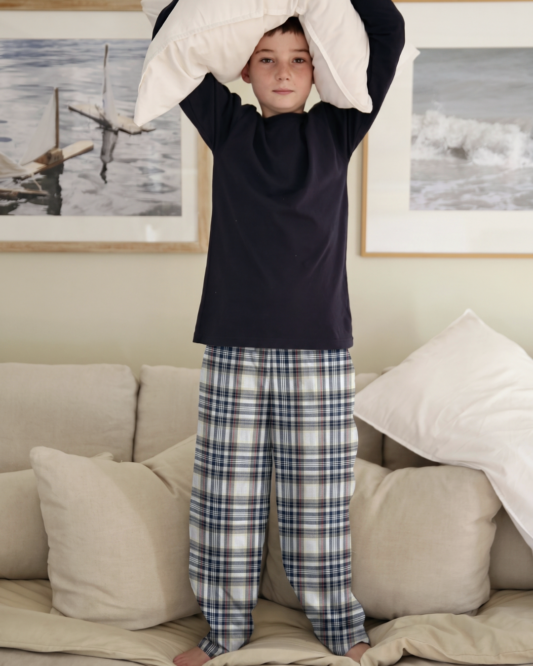 Pijama Largo Niño Rocky Manga Larga