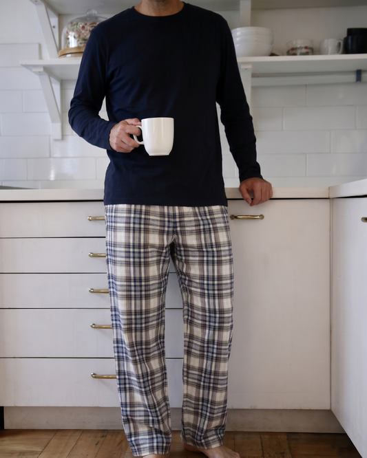 Pijama Largo Hombre Rocky Manga Larga