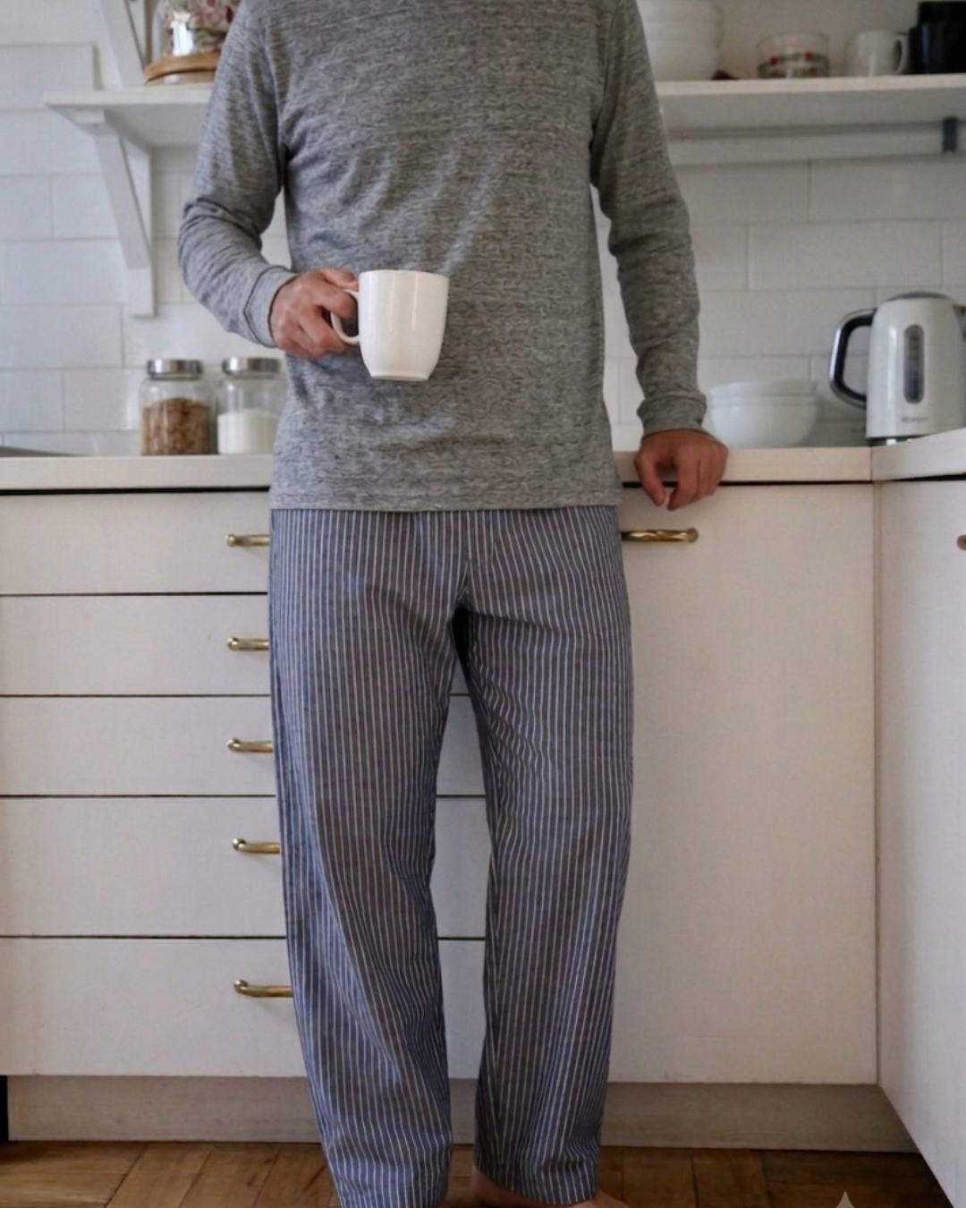 PIJAMA LARGO HOMBRE NEW STAR Manga Larga