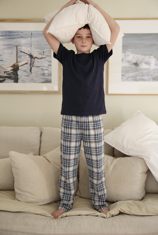Pijama Largo Niño Rocky Manga Corta